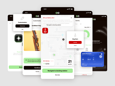 METU Scooty • Mobile app app design e scooter metu school project scooty ui ux