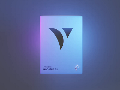 Vect 3D Card 3d animation app blender3d branding card logo motion graphics
