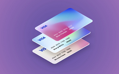 Card gradients colour credit cards gradients ui
