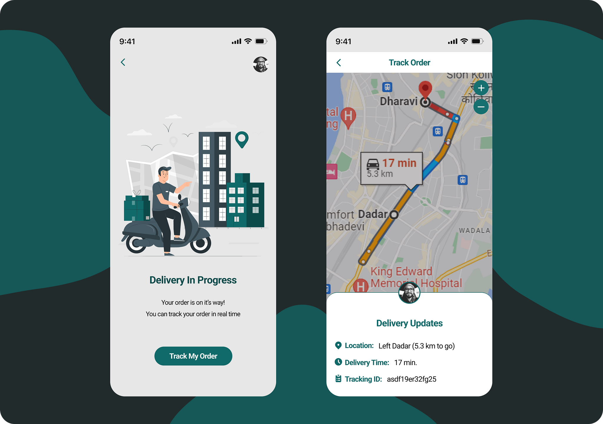 Daily UI 020 Location Tracker by Kshitij Shukla on Dribbble