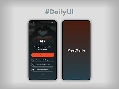 Challenge #DailyUI 001, mobile app screen app design figma ui ux uxui web web design веб дизайн мобильное приложение