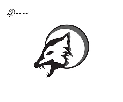 Fox logo design angry angry fox logo black logo brand logo branding design fox fox house fox logo graphic design illustration logo vector white