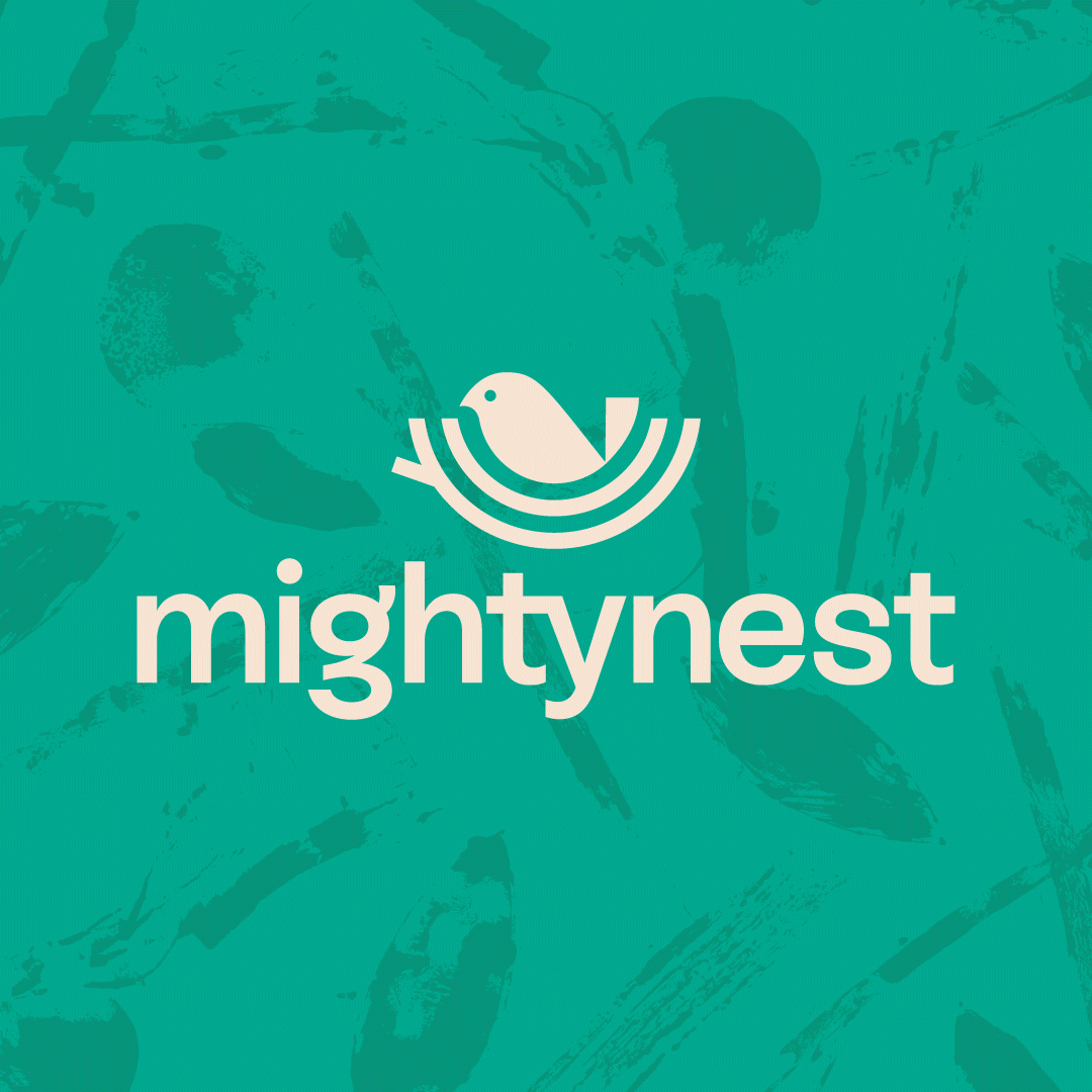 Mightynest Branding bird brand branding eco friendly environment healthy icon icons illustration logo next texture