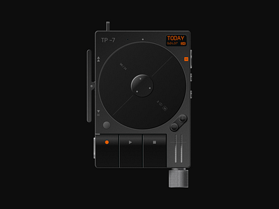 TP–7 Recorder engineering figma product design recorder recreation teenage tp 7 tp7