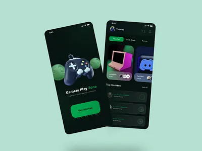 Gamers PlayZone - Splash Screen product design splash screen ui user interface design