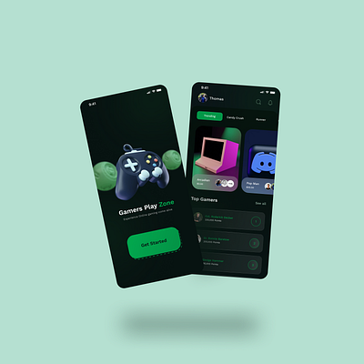 Gamers PlayZone - Splash Screen product design splash screen ui user interface design