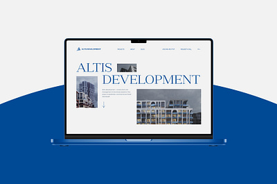 Altis Development - Corporate Website animation branding corporate website creative design development landing page real estate ui ux