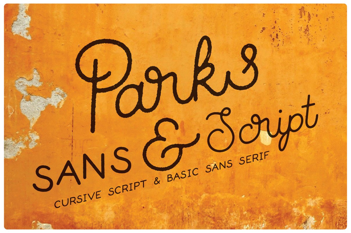 Parks Sans & Script app branding design graphic design illustration logo typography ui ux vector
