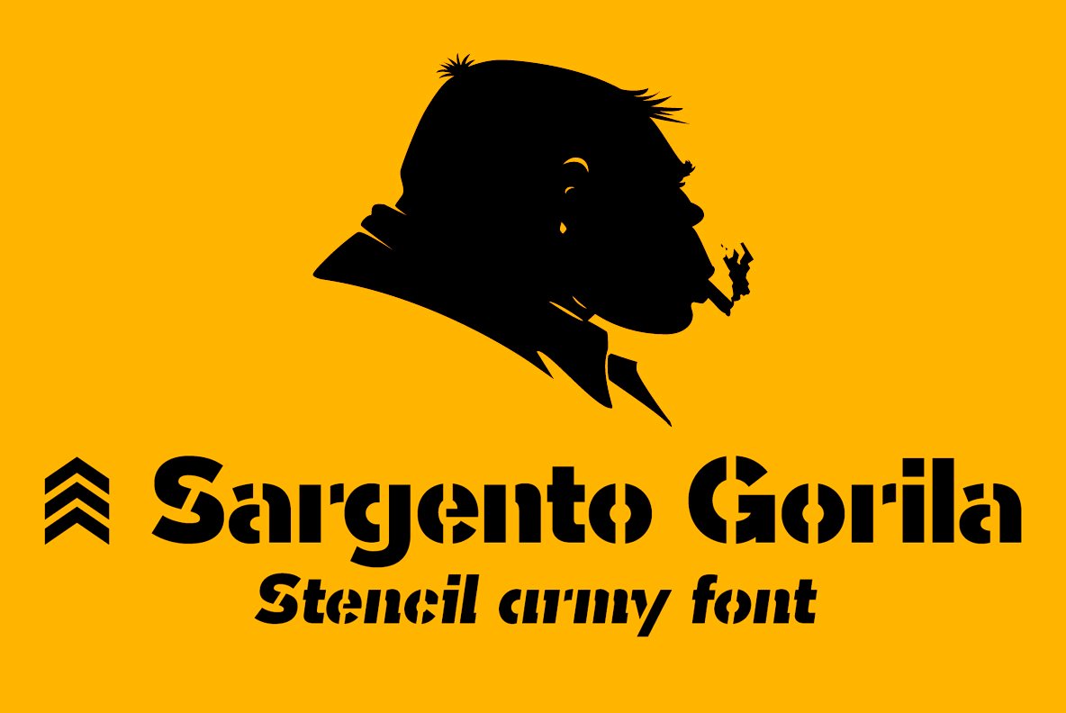 Sargento Gorila font app branding design graphic design illustration logo typography ui ux vector