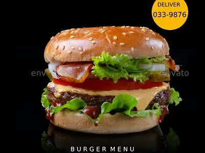 Photoshop FLyer Related to Food Industry food graphic design photoshop post ui