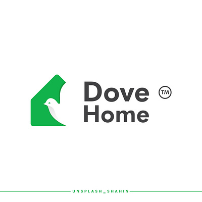 Dove Home - Logo Design ab abstract logo app logo best logo branding creative creative logo design dove dovehome gradient gradient logo home illustration logo minimalist modern unique vector visual