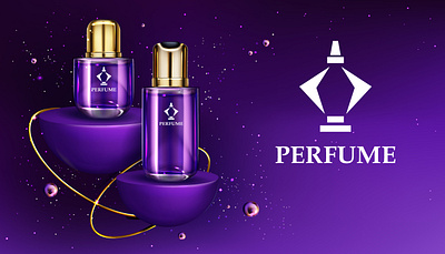 Logo for perfume adobe illustrator adobe photoshop branding color design graphic design illustration logo spirits ui vector