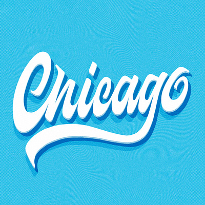 Chicago - Lettering branding graphic design lettering lettering art lettering logo logo