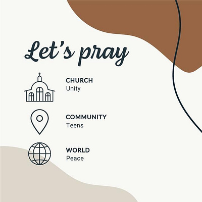 Prayer Post design graphic design typography