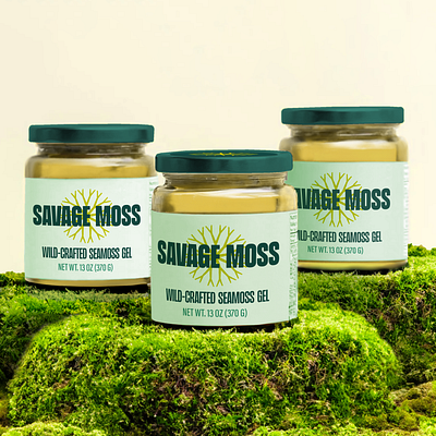 Savage Moss - Packaging Design branding design graphic design logo packaging vector