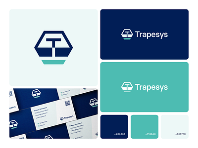 Trapesys #3 blockchain branding icon logo logoholik monogram trapesys