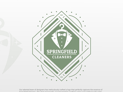 Laundry Logo - SpringfieldCleaners branding cleanandfresh cleanerlogo cleaninglogo design illustration laundry laundrylog logo logo mark logodesign logodesigner minimalist logo minimallogo springfieldcleaners symbol ui vector