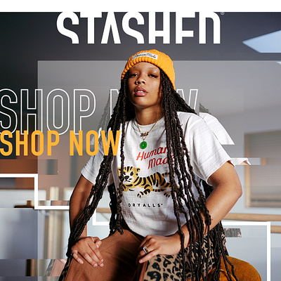 Stashed Clothing Ad Campaign apparel design digital ads graphic design paid media