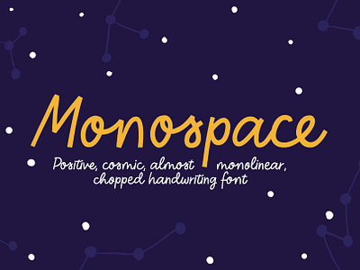 Monospace Handwritten Font app branding design graphic design illustration logo typography ui ux vector