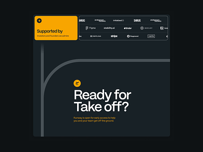 Runway - Web Shots air travel art direction fintech marketing site saas typography ui web design website