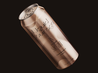 Liquid Courage branding in plain sight liquid liquid courage metallic non alcoholic packaging sobriety type typography