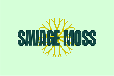 Savage Moss - Logo Design branding design graphic design logo