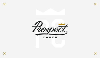Prospect Cards Script Logo baseball branding hand lettering logo script sports sports card