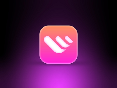 App icon concept | icon design | letter w app app store apple brand branding gradient icon image ios ios app icon logo modern sleek w winner