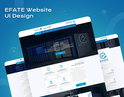 Efate Website UI design branding design illustration logo ui uidesigner uiuxdesign userexperience userinterface uxcareer