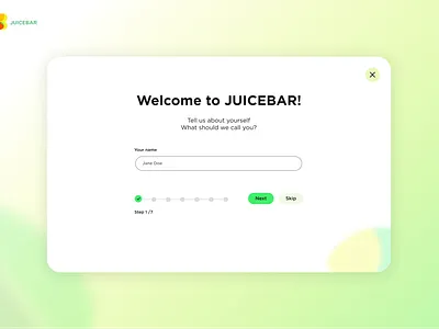 Product modals product design uxui
