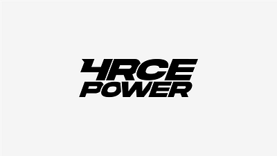 4RCE POWER SHIRT branding graphic design