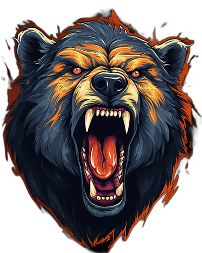 Bear Mascot Logo design graphic design illustration logo vector