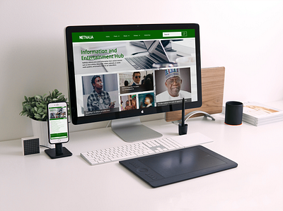 Redesign thenetnaija.net #productDesign #web #designbyhackme