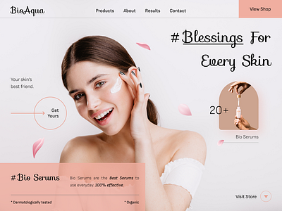 Cosmetics Landing Page landingpage