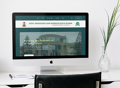 Jamb Website #Webdesign #MadeinNigeria #designbyhackme #UiDesign