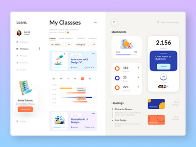 Learning Management Dashboard