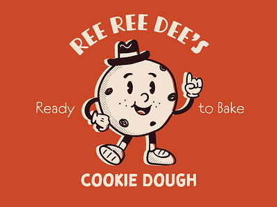 Retro Cookie Mascot boy brand branding cartoon classic cute design flat illustration mascot minimal retro simple vector vintage