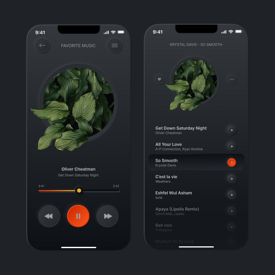 Music Player |Neomorphism app design ui ux