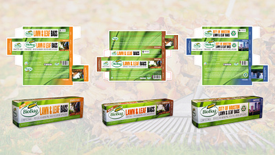 BioBag Retail Packaging - Yard Line consumer packaged goods cpg design graphic design packaging packaging design pre press prepress print print design retail retail packaging