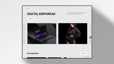 Demporium ⏤ Framer Ecommerce Template design framer template ui web design