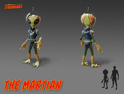Starburn - Game Concept Art character concept character design concept art creature design prop design sci fi vintage