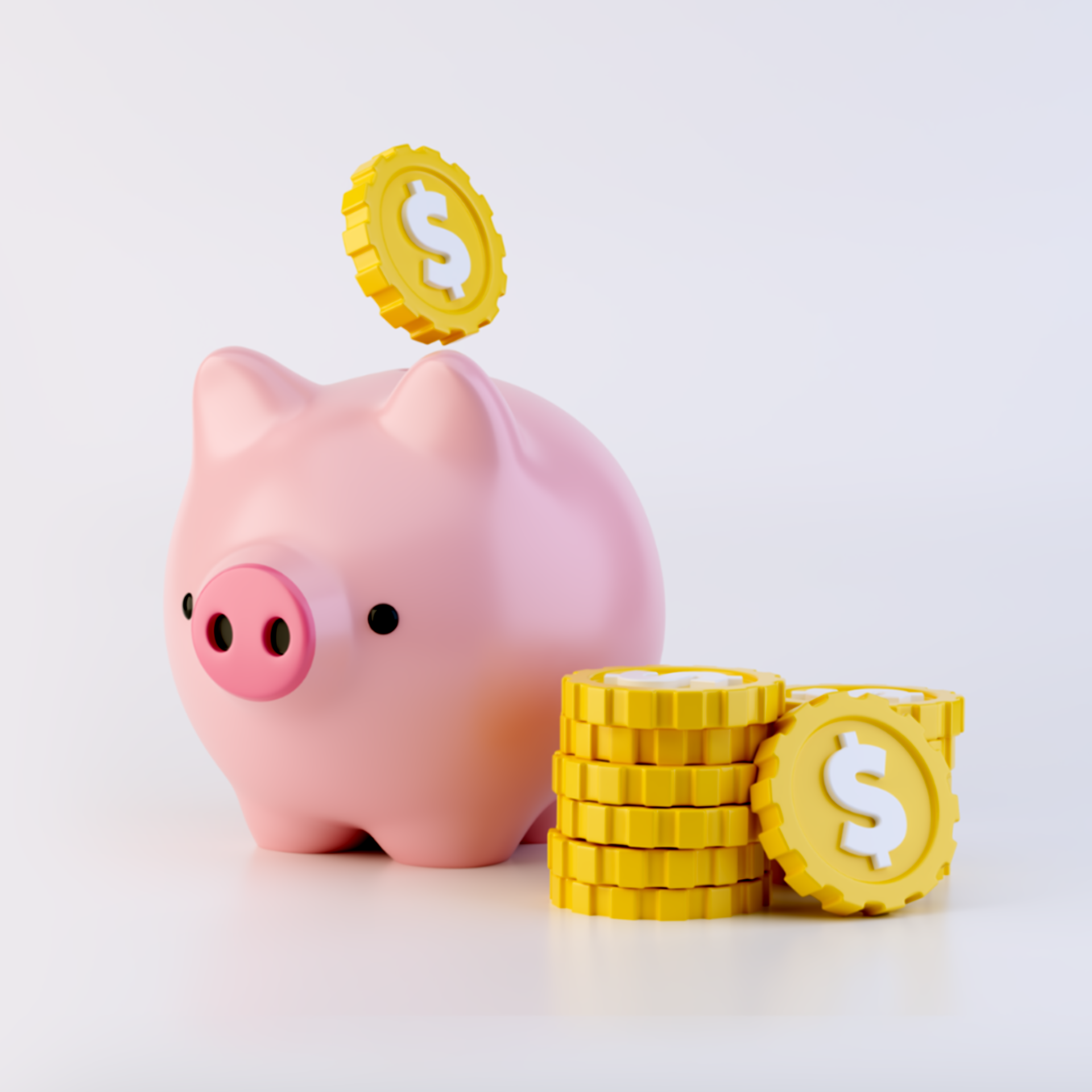 Piggie Bank 3d c4d cinema 4d design illustration mograph piggie bank piggy bank ui