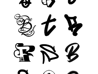 Letters on letters art brush calligraphy exploration frame graffiti graphic design handcraft interior lettering letters modern ornemental paint poster simple spray style tag type