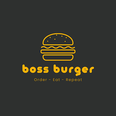 The Boss Burger logo 3d adobe illustrator adobe photoshop animation app brandidentity branding business design graphic design illustration logo socialmediadesign ui