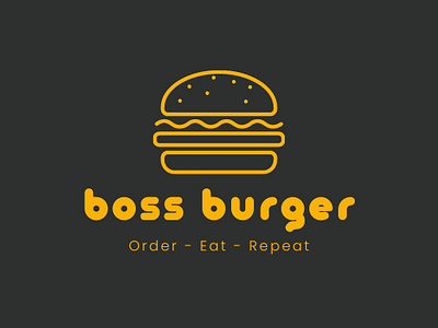 The Boss Burger logo by Asad's Vision on Dribbble