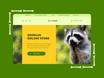 ONLINE PET STORE REDESIGN CONCEPT app branding design icon logo typography ui ux web