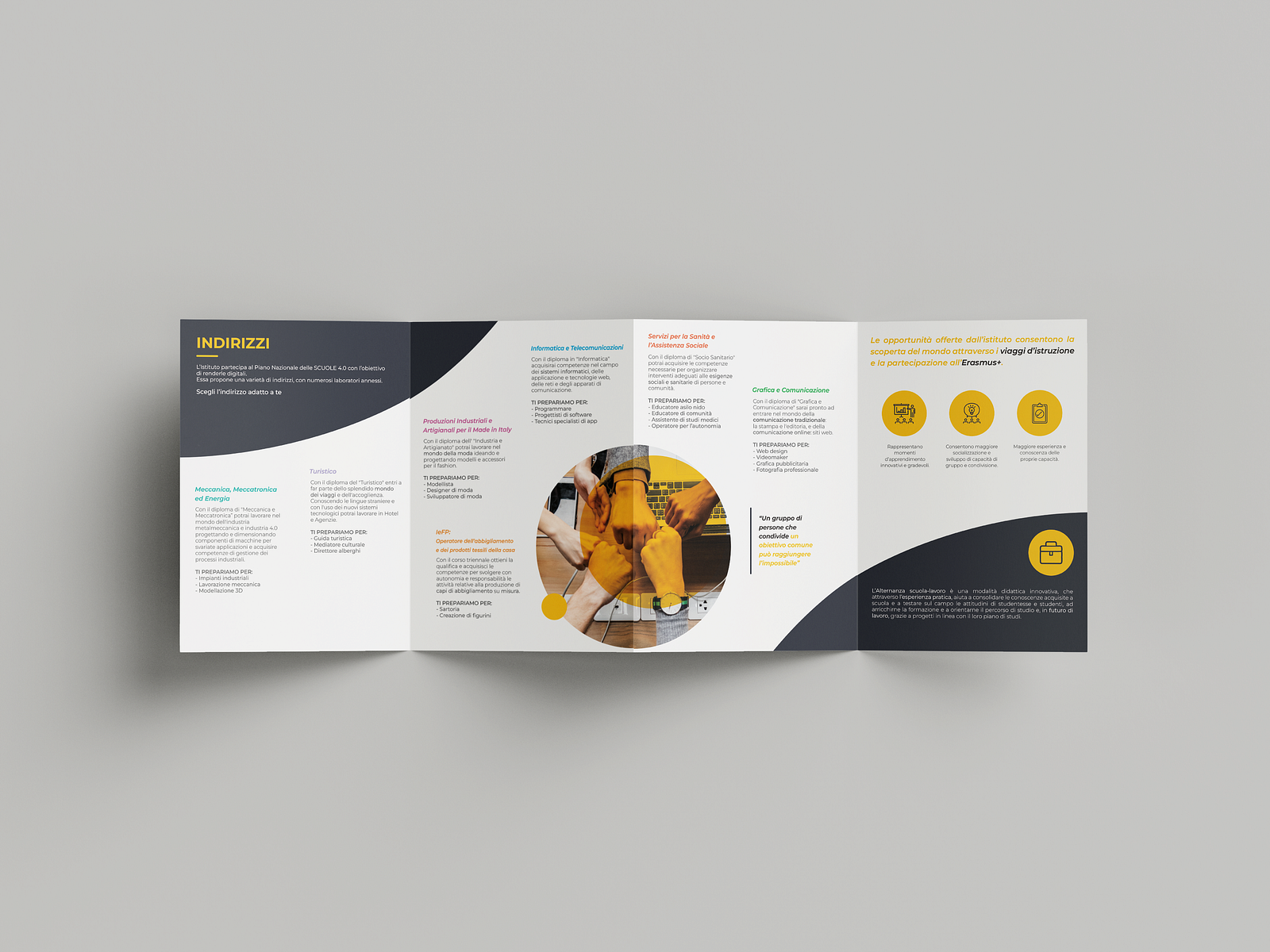 Brochure - Don Geremia Piscopo by Rossella Di Palo on Dribbble