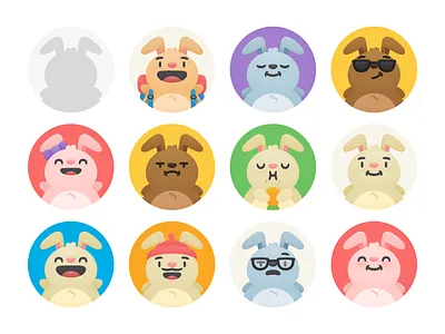 Profile Bunnies bunnies hopper illustration profile