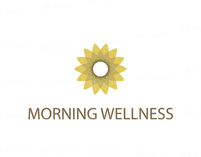 Morning wellness logo design logo art