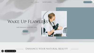 Lavish Lashes customcss customwebdesign design sqauarespacedesigner ui ux webdesign